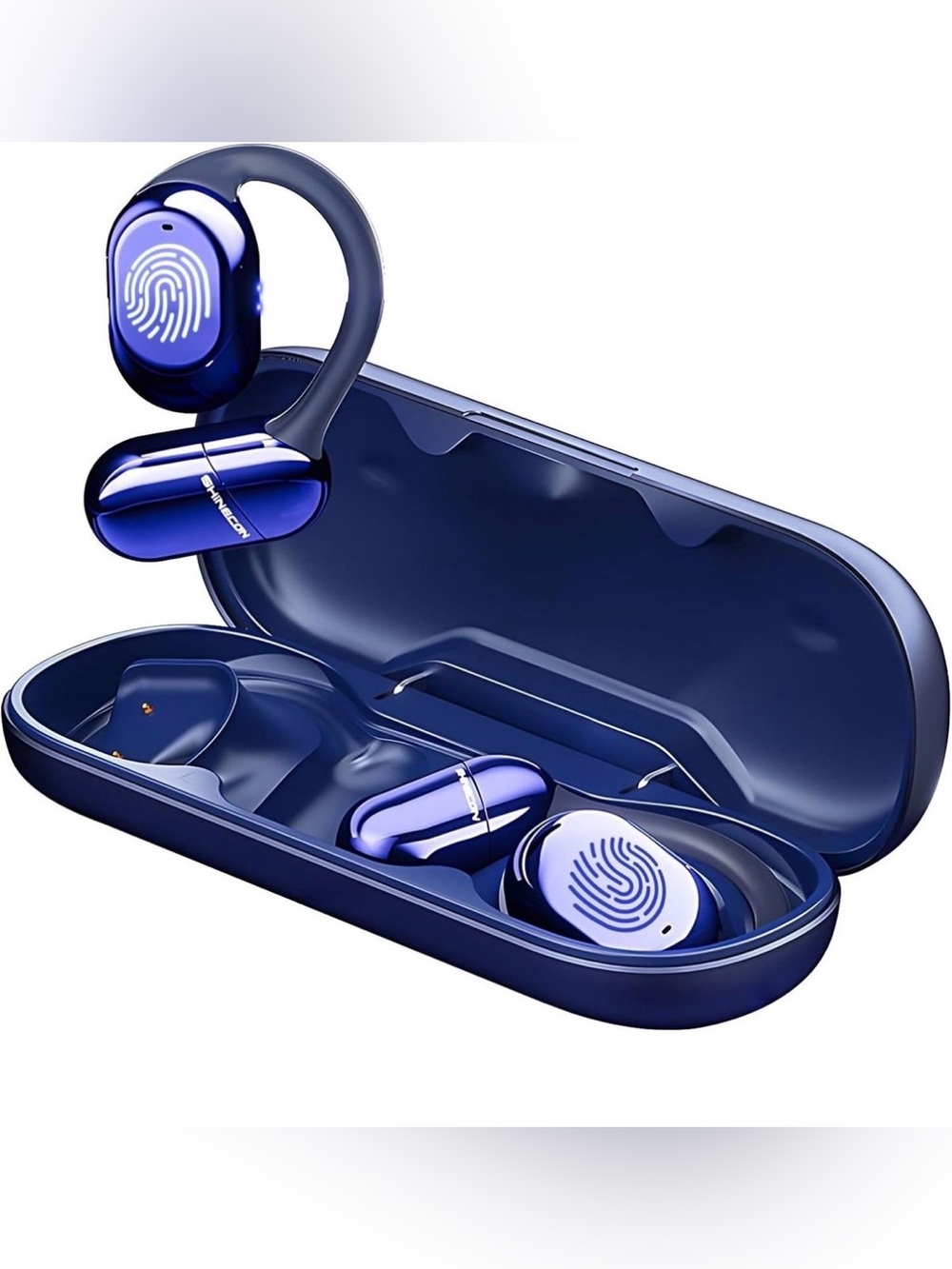 E5 -AI Language Translator BLUE Earbuds,135 Languages & Accents, Hi-Fi Sound NWT